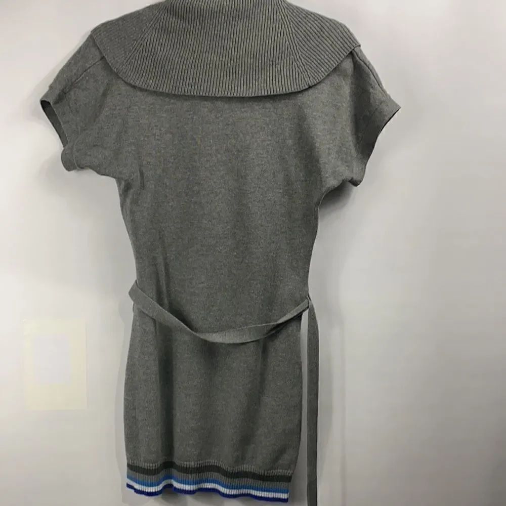 Sweater Project Gray Blue Diamond Sweater size small - Picture 7 of 7